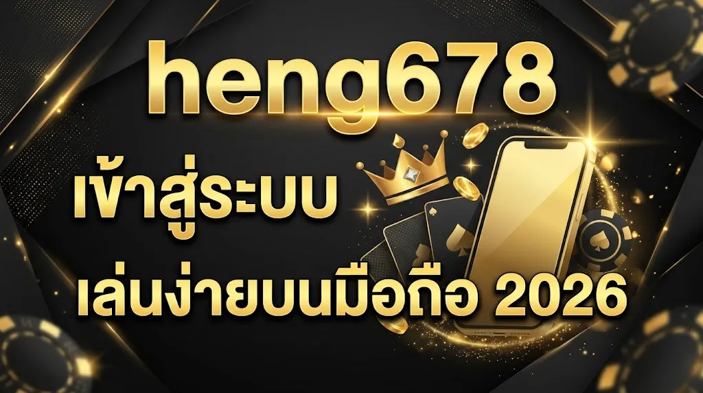 heng678 เข้า สู่ ระบบ เล่นง่ายบนมือถือ 2026